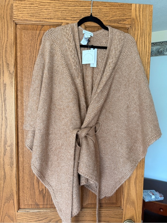 cupcakes & cashmere Sweaters - cupcakes & cashmere Camel Knit Wrap Cardigan